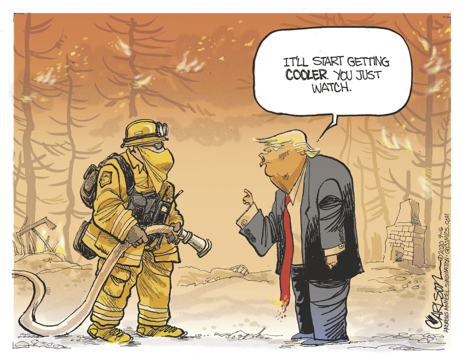 The latest editorial cartoon
